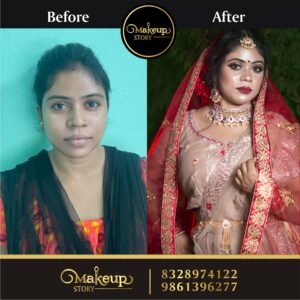 Bridal Makeup in bhubaneswar party time studio