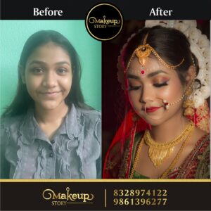 Bridal Makeup in bhubaneswar party time studio