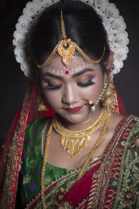 Bridal Makeup in bhubaneswar party time studio